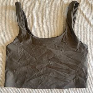 Fabletics crop top with built-in bra